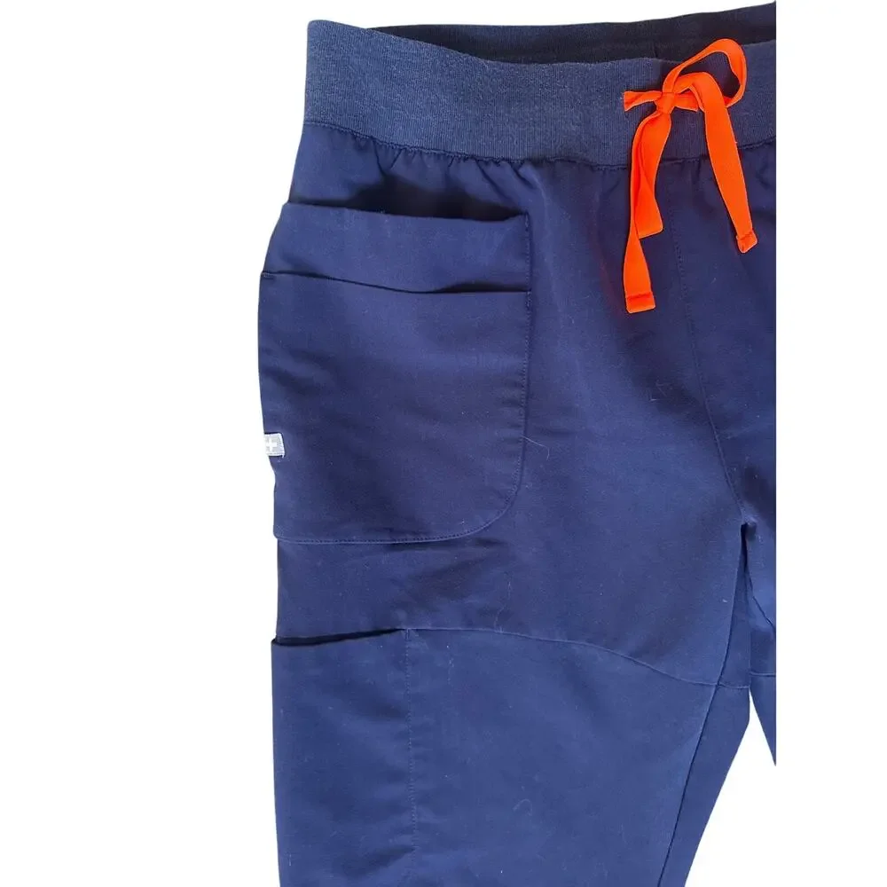 Figs Men's Tansen Jogger Scrub Pants in Navy Blue Size Small